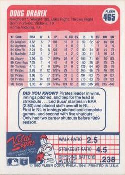 Doug Drabek  baseball card collectible - Main Image 2