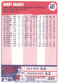 Randy Kramer  baseball card collectible - Main Image 2