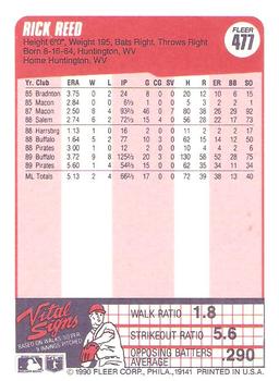 Rick Reed  baseball card collectible - Main Image 2