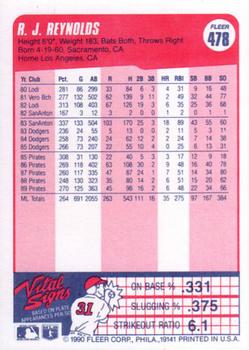 R.J. Reynolds  baseball card collectible - Main Image 2