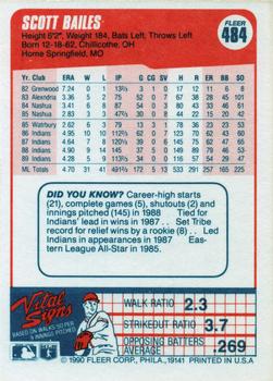 Scott Bailes  baseball card collectible - Main Image 2