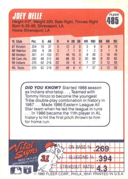 Joey Belle  baseball card collectible - Main Image 2