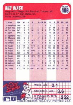 Bud Black  baseball card collectible - Main Image 2