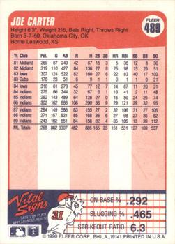 Joe Carter  baseball card collectible - Main Image 2