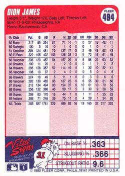 Dion James  baseball card collectible - Main Image 2