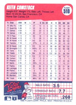 Keith Comstock  baseball card collectible - Main Image 2