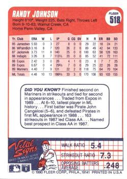 Randy Johnson  baseball card collectible - Main Image 2