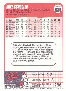 Mike Schooler  baseball card collectible - Main Image 2