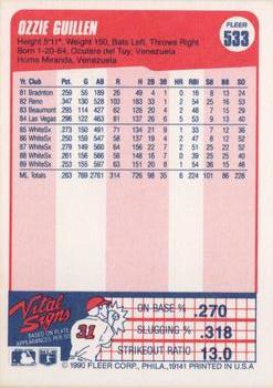 Ozzie Guillen  baseball card collectible - Main Image 2