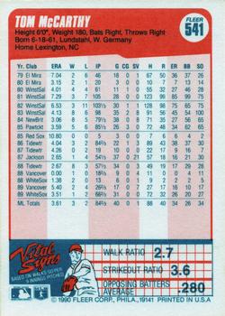 Tom McCarthy  baseball card collectible - Main Image 2