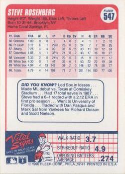 Steve Rosenberg  baseball card collectible - Main Image 2