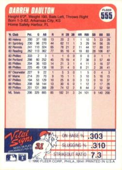 Darren Daulton  baseball card collectible - Main Image 2