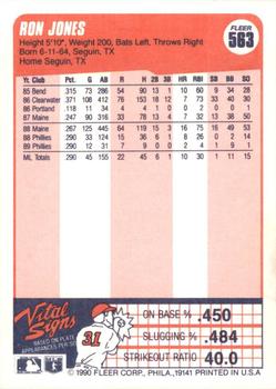 Ron Jones  baseball card collectible - Main Image 2