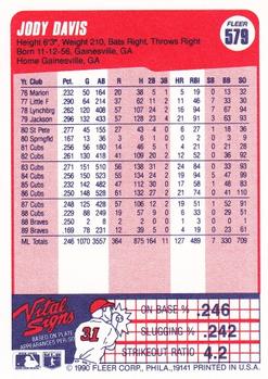 Jody Davis  baseball card collectible - Main Image 2