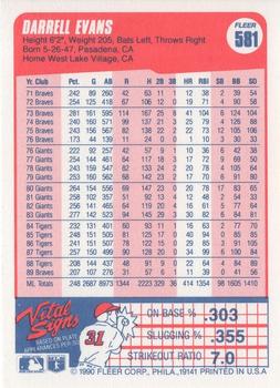 Darrell Evans  baseball card collectible - Main Image 2