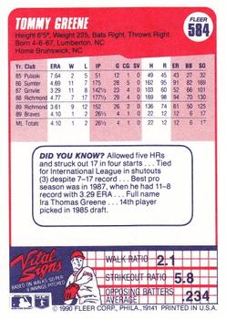 Tommy Greene  baseball card collectible - Main Image 2