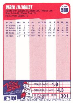 Derek Lilliquist  baseball card collectible - Main Image 2