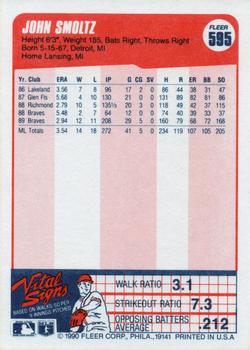 John Smoltz  baseball card collectible - Main Image 2