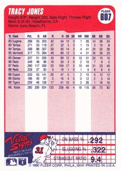Tracy Jones  baseball card collectible - Main Image 2