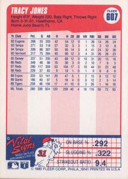 Tracy Jones  baseball card collectible - Main Image 2