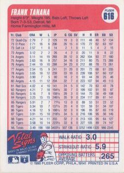 Frank Tanana  baseball card collectible - Main Image 2