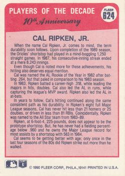 Cal Ripken, Jr.  baseball card collectible - Main Image 2