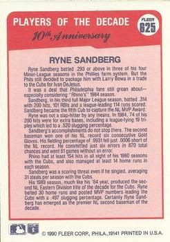 Ryne Sandberg  baseball card collectible - Main Image 2