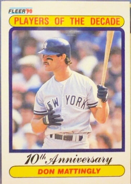 Don Mattingly  baseball card collectible - Main Image 3