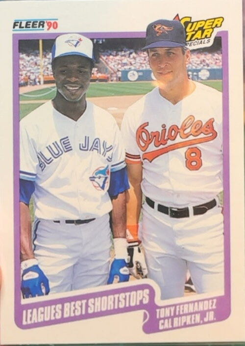 Leagues Best Shortstops (Tony Fernandez / Cal Ripken, Jr.)  baseball card collectible - Main Image 3