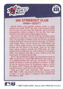 300 Strikeout Club (Nolan Ryan / Mike Scott)  baseball card collectible - Main Image 2