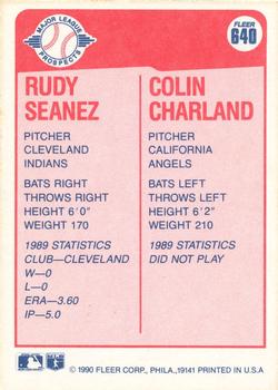 Rudy Seanez / Colin Charland  baseball card collectible - Main Image 2