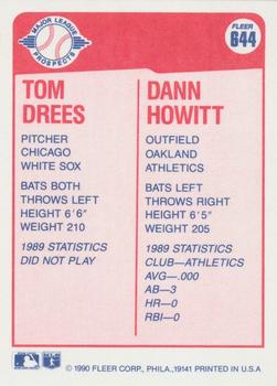Tom Drees / Dann Howitt  baseball card collectible - Main Image 2