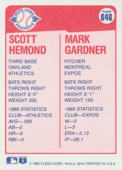 Scott Hemond / Mark Gardner  baseball card collectible - Main Image 2