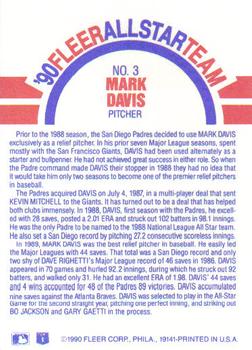 Mark Davis  baseball card collectible - Main Image 2