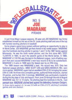 Joe Magrane  baseball card collectible - Main Image 2