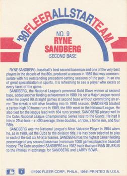 Ryne Sandberg  baseball card collectible - Main Image 2