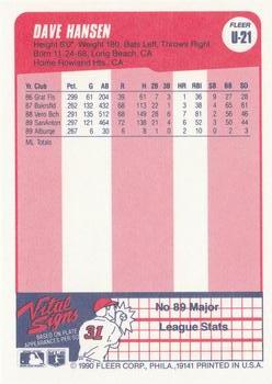 Dave Hansen  baseball card collectible - Main Image 2