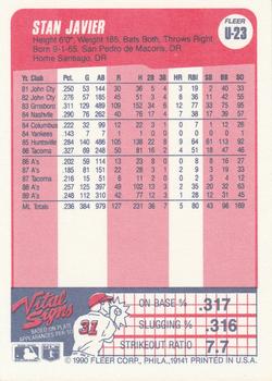 Stan Javier  baseball card collectible - Main Image 2