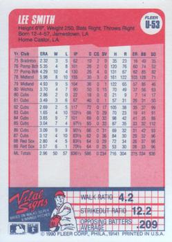 Lee Smith  baseball card collectible - Main Image 2