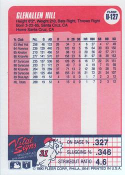 Glenallen Hill  baseball card collectible - Main Image 2