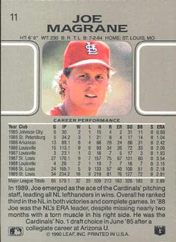 Joe Magrane  baseball card collectible - Main Image 2