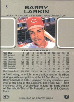Barry Larkin  baseball card collectible - Main Image 2