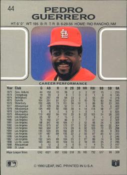 Pedro Guerrero  baseball card collectible - Main Image 2