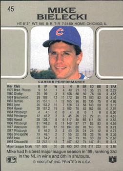 Mike Bielecki  baseball card collectible - Main Image 2