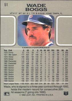 Wade Boggs  baseball card collectible - Main Image 2
