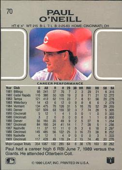 Paul O’Neill  baseball card collectible - Main Image 2