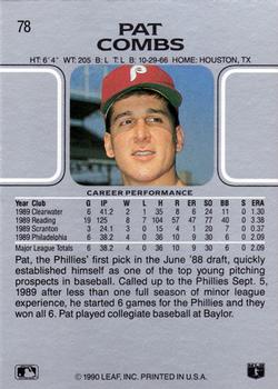 Pat Combs  baseball card collectible - Main Image 2