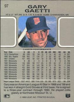 Gary Gaetti  baseball card collectible - Main Image 2