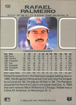 Rafael Palmeiro  baseball card collectible - Main Image 2