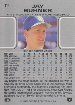 Jay Buhner  baseball card collectible - Main Image 2